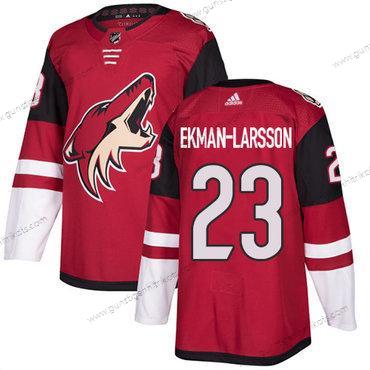 Adidas Herren Arizona Coyotes #23 Oliver Ekman-Larsson Heimtrikots Authentisch Strickerei NHL Trikots – Rot