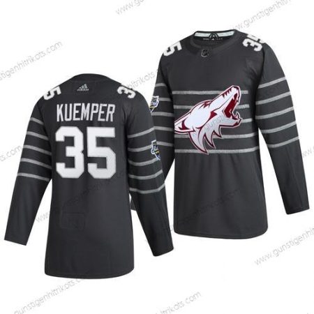 Adidas Herren Arizona Coyotes #35 Darcy Kuemper 2020 NHL All-Star Game Trikots – Grau