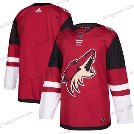 Adidas Herren Arizona Coyotes Leer Heimtrikots Authentisch Strickerei NHL Trikots – Rot