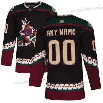 Adidas Herren Arizona Coyotes Personalisiertes ersatzweise Authentisch Trikots – Schwarz