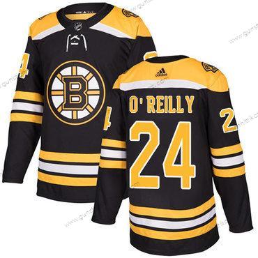 Adidas Herren Boston Bruins #24 Terry O’Reilly Heimtrikots Authentisch Strickerei NHL Trikots – Schwarz