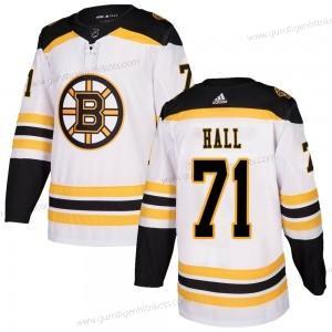 Adidas Herren Boston Bruins #71 Taylor Hall Authentisch Auswärtstrikots Trikots – Weiß