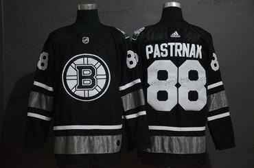 Adidas Herren Boston Bruins 88 David Pastrnak 2019 NHL All-Star Game Trikots – Schwarz