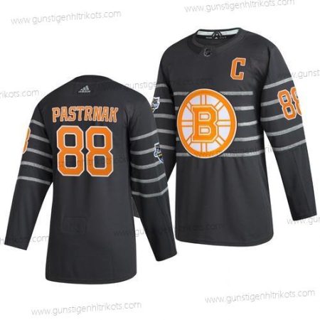 Adidas Herren Boston Bruins #88 David Pastrnak 2020 NHL All-Star Game Trikots – Grau