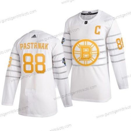 Adidas Herren Boston Bruins #88 David Pastrnak 2020 NHL All-Star Game Trikots – Weiß