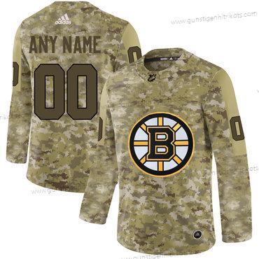 Adidas Herren Boston Bruins Personalisiertes Trikots – Tarnfarbe