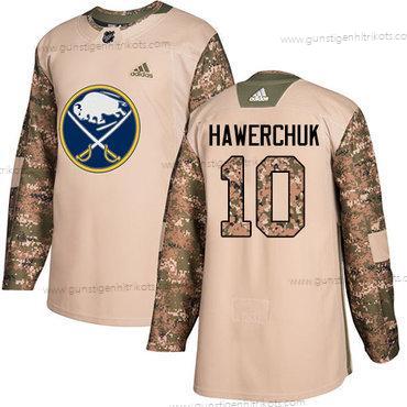 Adidas Herren Buffalo Sabres #10 Dale Hawerchuk Authentisch 2017 Veterans Day Strickerei NHL Trikots – Tarnfarbe