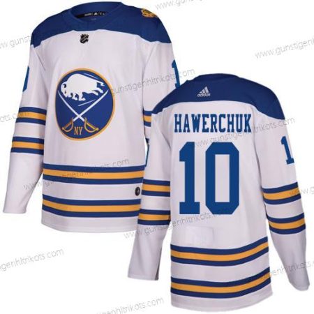 Adidas Herren Buffalo Sabres #10 Dale Hawerchuk Authentisch 2018 Winter Klassisch Strickerei NHL Trikots – Weiß