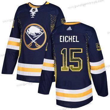 Adidas Herren Buffalo Sabres #15 Jack Eichel Trikots – Marineblau