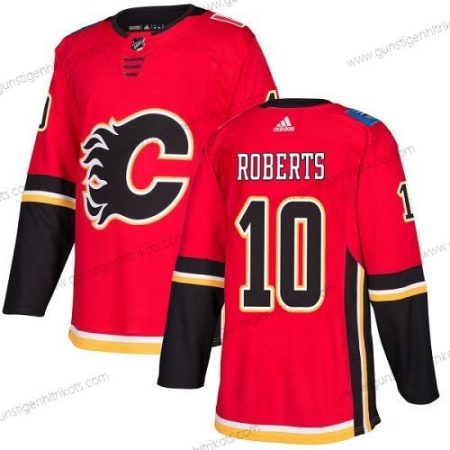 Adidas Herren Calgary Flames #10 Gary Roberts Heimtrikots Authentisch Strickerei NHL Trikots – Rot