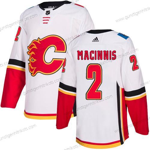 Adidas Herren Calgary Flames #2 Al Macinnis Auswärtstrikots Authentisch NHL Trikots – Weiß