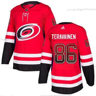 Adidas Herren Carolina Hurricanes #86 Teuvo Teravainen Trikots – Rot