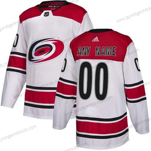 Adidas Herren Carolina Hurricanes Personalisiertes NHL Authentisch Trikots – Weiß