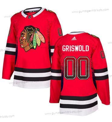 Adidas Herren Chicago Blackhawks #00 Clark Griswold Trikots – Rot