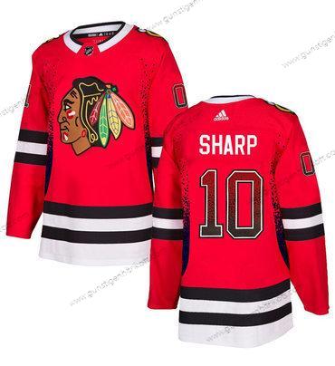 Adidas Herren Chicago Blackhawks #10 Patrick Sharp Trikots – Rot