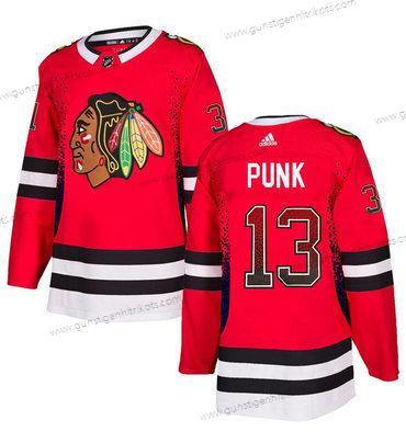 Adidas Herren Chicago Blackhawks #13 Cm Punk Trikots – Rot