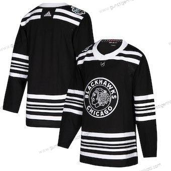 Adidas Herren Chicago Blackhawks 2019 Winter Klassisch Authentisch Trikots – Schwarz