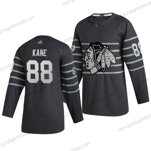 Adidas Herren Chicago Blackhawks #88 Patrick Kane 2020 NHL All-Star Game Trikots – Grau