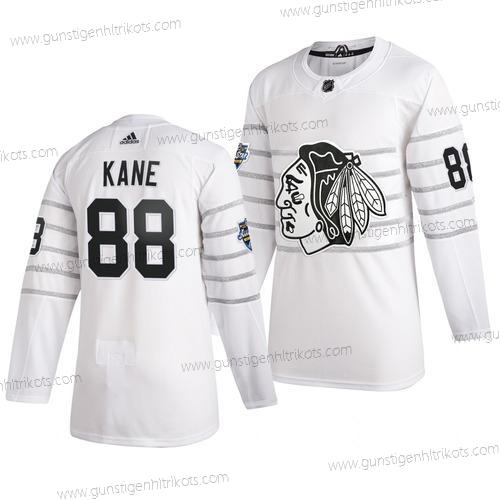 Adidas Herren Chicago Blackhawks #88 Patrick Kane 2020 NHL All-Star Game Trikots – Weiß