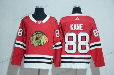 Adidas Herren Chicago Blackhawks #88 Patrick Kane Heimtrikots Authentisch Strickerei NHL Trikots – Rot