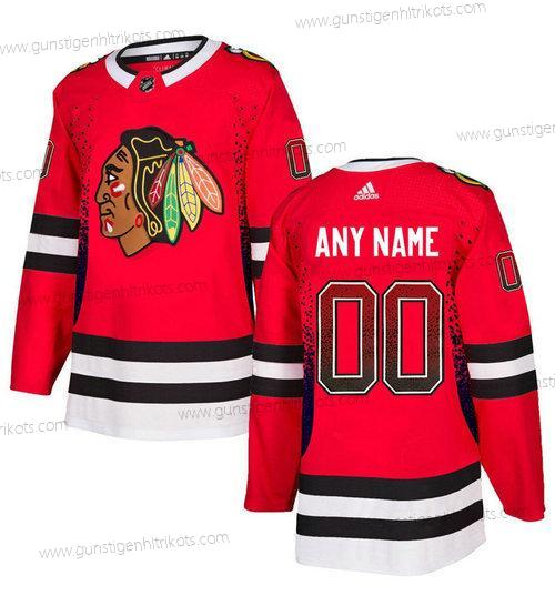 Adidas Herren Chicago Blackhawks Personalisiertes Trikots – Rot