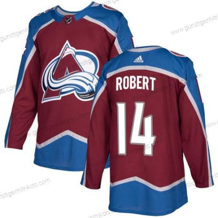 Adidas Herren Colorado Avalanche #14 Rene Robert Heimtrikots Authentisch Strickerei NHL Trikots – Rot