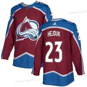 Adidas Herren Colorado Avalanche #23 Milan Hejduk Authentisch Heimtrikots Trikots – Rot