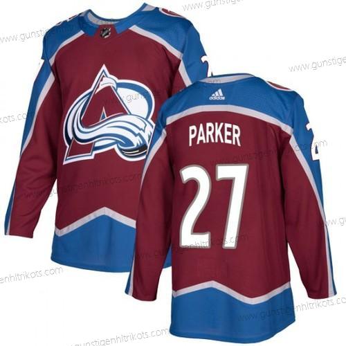 Adidas Herren Colorado Avalanche #27 Scott Parker Authentisch Heimtrikots Trikots – Rot