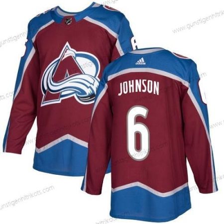 Adidas Herren Colorado Avalanche #6 Erik Johnson NHL Trikots – Rot