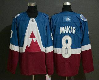 Adidas Herren Colorado Avalanche #8 Cale Makar 2020 Stadium Series Strickerei NHL Trikots – Blau