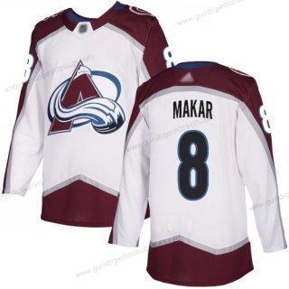 Adidas Herren Colorado Avalanche #8 Cale Makar Road Authentisch Strickerei NHL Trikots – Weiß