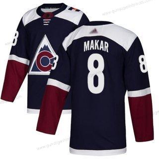 Adidas Herren Colorado Avalanche #8 Cale Makar ersatzweise Authentisch Strickerei NHL Trikots – Marineblau