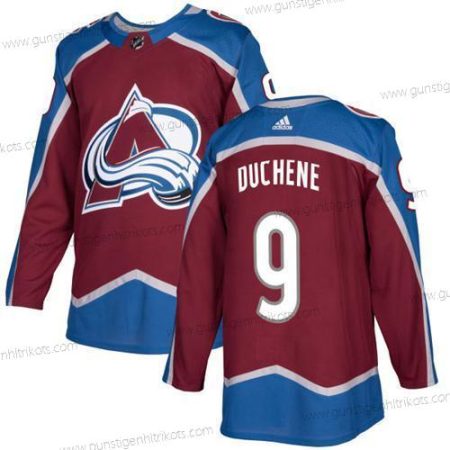 Adidas Herren Colorado Avalanche #9 Matt Duchene Heimtrikots Authentisch Strickerei NHL Trikots – Rot