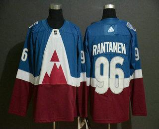 Adidas Herren Colorado Avalanche #96 Mikko Rantanen 2020 Stadium Series Strickerei NHL Trikots – Blau