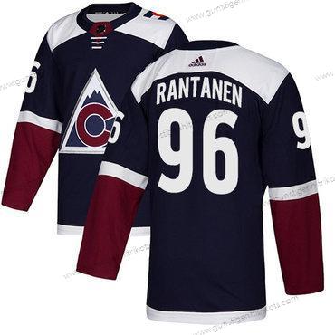 Adidas Herren Colorado Avalanche #96 Mikko Rantanen ersatzweise Premier Hockey Trikots – Marineblau Blau