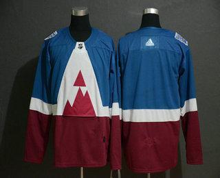 Adidas Herren Colorado Avalanche Leer 2020 Stadium Series Strickerei NHL Trikots – Blau