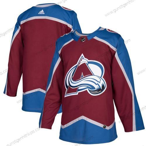 Adidas Herren Colorado Avalanche Leer Heimtrikots Authentisch Strickerei NHL Trikots – Rot