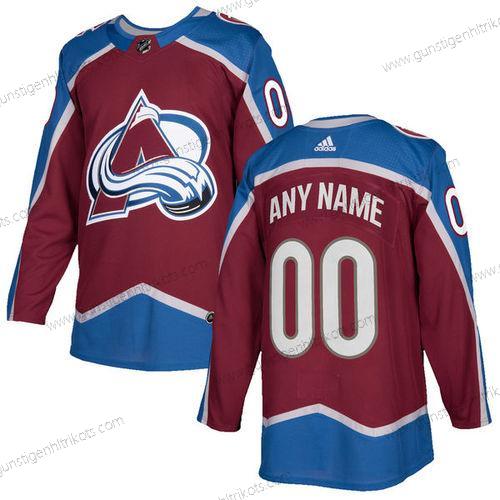 Adidas Herren Colorado Avalanche Personalisiertes Heimtrikots Authentisch Strickerei NHL Trikots – Rot