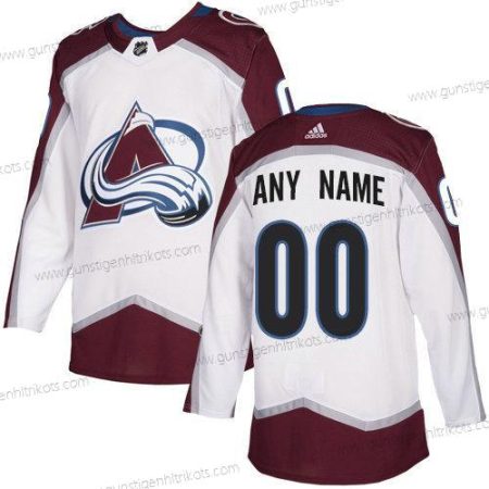 Adidas Herren Colorado Avalanche Personalisiertes NHL Authentisch Trikots – Weiß