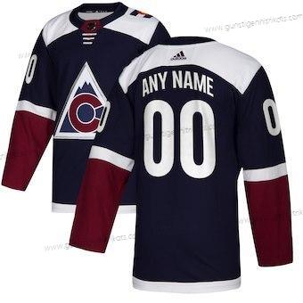 Adidas Herren Colorado Avalanche Personalisiertes ersatzweise Authentisch Trikots – Marineblau