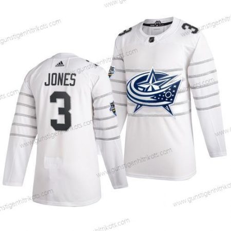 Adidas Herren Columbus Blue Jackets #3 Seth Jones 2020 NHL All-Star Game Trikots – Weiß