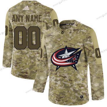 Adidas Herren Columbus Blue Jackets Personalisiertes Trikots – Tarnfarbe