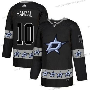 Adidas Herren Dallas Stars #10 Martin Hanzal Team Logos Trikots – Schwarz