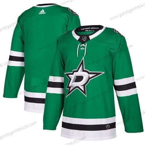 Adidas Herren Dallas Stars Leer Heimtrikots Authentisch Strickerei NHL Trikots – Grün