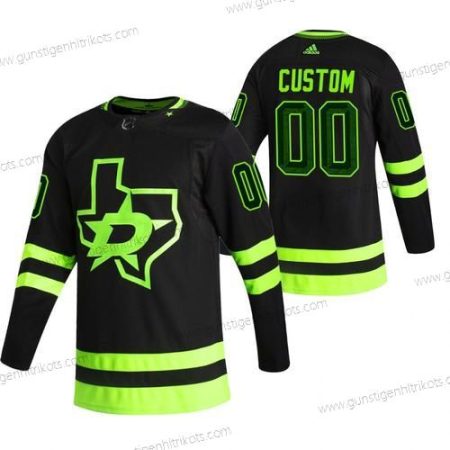 Adidas Herren Dallas Stars Personalisiertes 2020-21 ersatzweise Authentisch Spieler NHL Trikots – Schwarz