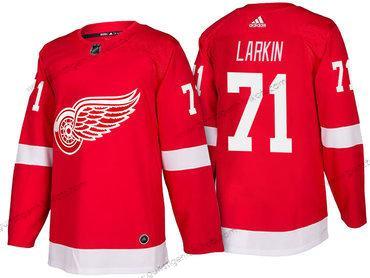 Adidas Herren Detroit Red Wings #71 Dylan Larkin Heimtrikots 2017-2018 Hockey Strickerei NHL Trikots – Rot