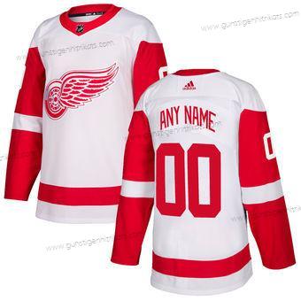 Adidas Herren Detroit Red Wings Personalisiertes Authentisch Trikots – Weiß