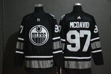 Adidas Herren Edmonton Oilers 97 Connor Mcdavid 2019 NHL All-Star Game Trikots – Schwarz