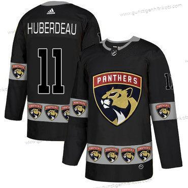 Adidas Herren Florida Panthers #11 Jonathan Huberdeau Team Logos Trikots – Schwarz