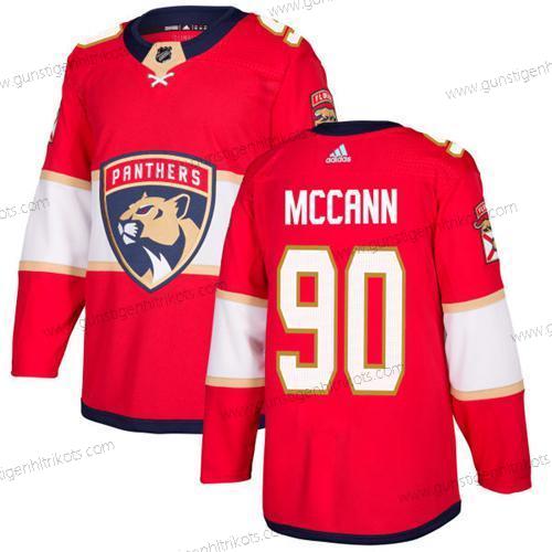 Adidas Herren Florida Panthers #90 Jared Mccann Heimtrikots Authentisch Strickerei NHL Trikots – Rot